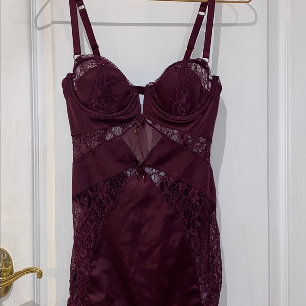 Victoria’s Secret Satin and Lace Bustier Lingerie